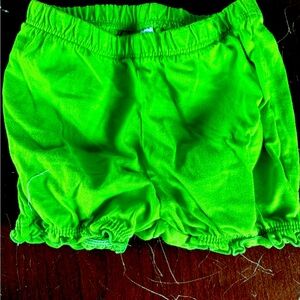 Lime green shorts, size 18 months made by Carters